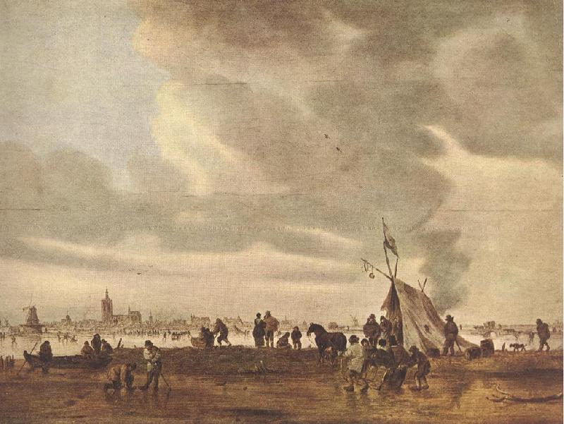 GOYEN, Jan van View of The Hague in Winter dg oil painting picture